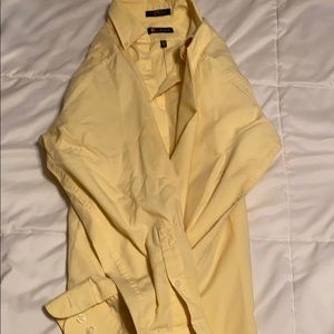 Chaps yellow long sleeved button down
